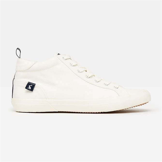 Joules Organic Coast Mid High Top Trainers